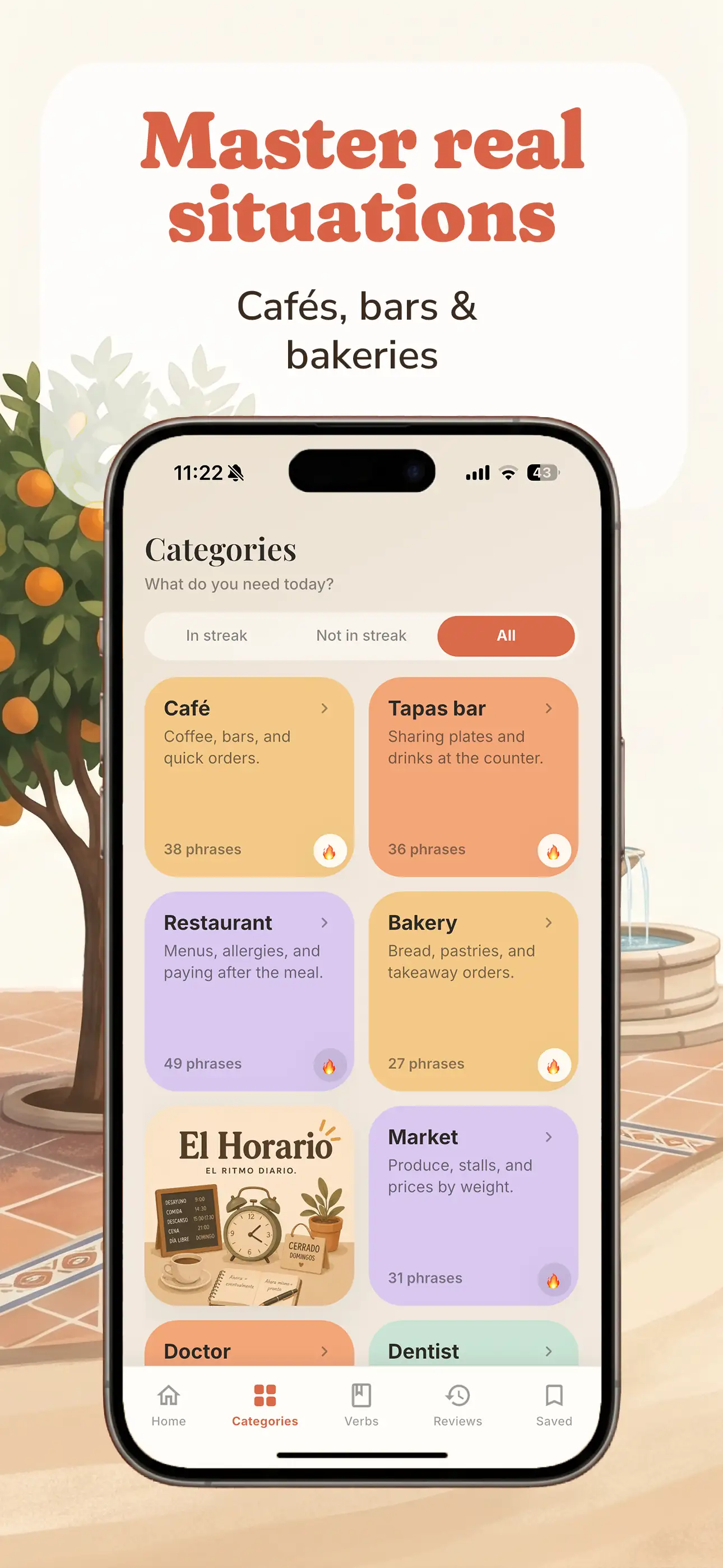 Hola Calle app screen 3 - AI-powered Spanish learning